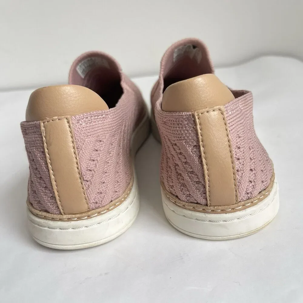 UGGs Women's Sammy Chevron Slip On‎ Comfort Knit Shoes Flats US 8 Pink